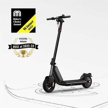 NIU KQi1 Pro Electric Scooter for Adults - 250W Power, 15.5 Miles Range, Max Speed 15.5MPH, 9' Tires...