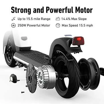 NIU KQi1 Pro Electric Scooter for Adults - 250W Power, 15.5 Miles Range, Max Speed 15.5MPH, 9' Tires, Dual Brakes, Portable Folding Commuting E Scooter, UL Certified