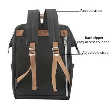 Himawari Stylish 17" Travel Laptop Backpack for All