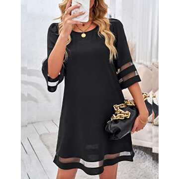 LookbookStore Plus Size Black Summer Dress 2025