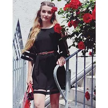 LookbookStore Plus Size Black Summer Dress 2025