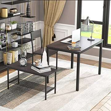 Soges 4-Piece Dining Table Set for Small Spaces