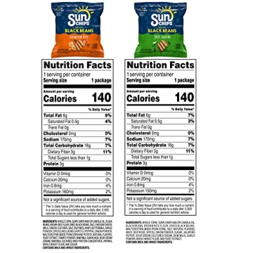 SunChips Black Bean Variety Pack - 40 Count Snacks