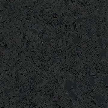 American Floor Mats Fit-Lock 3/8 Inch Heavy Duty Rubber Flooring - Interlocking Rubber Tiles (24" x 24" Tile) Solid Black 6' x 8' Set (12 Tiles Total) - Exercise Mats, Home Gym Sets