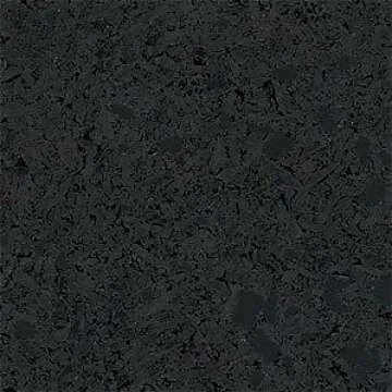 American Floor Mats Fit-Lock 3/8 Inch Heavy Duty Rubber Flooring - Interlocking Rubber Tiles (24" x 24" Tile) Solid Black 6' x 8' Set (12 Tiles Total) - Exercise Mats, Home Gym Sets