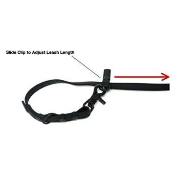 Sarah Says Pets Waterproof Dog Leash | Durable Long Line for Small Dogs and Puppy Under 40 lbs | Long Training Leash for Yard, Beach, Field (Black, 6ft x 3/8")