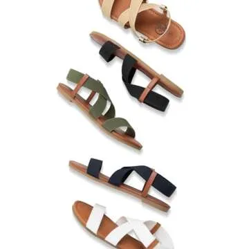 Trary Green Sandals for Women - Stylish Summer Comfort