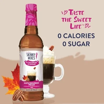 Jordan's Sugar Free Coffee Syrup, Maple Bourbon Pecan Flavor