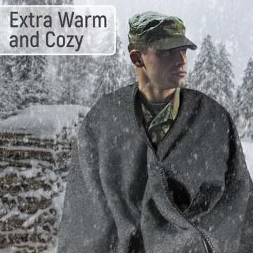 JMR Wool Camping Blanket - Versatile, Warm & Durable