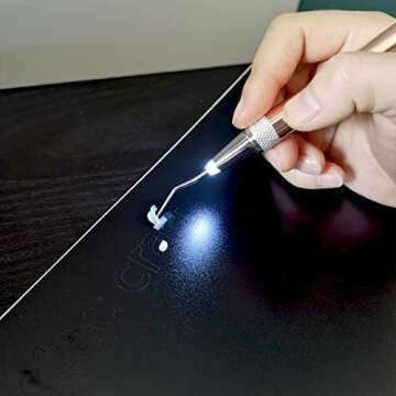 RTSTEC LED Weeding Tool for Vinyl with Light and Pin Hook