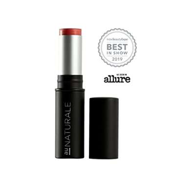 Au Naturale Face Cream Blush Stick By Clean Beauty Revolution - Organic, Trendy, Natural, Multistick, Makeup Blush - Vegan Creme Blush Stick for Cheeks, Lip, Lids Wear for Girls & Women - Palermo