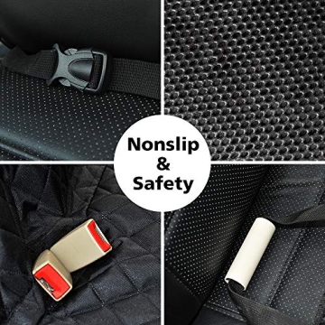 Honest Luxury Quilted Dog Car Seat Cover - Waterproof & Easy Clean