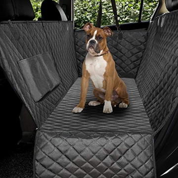 Honest Luxury Quilted Dog Car Seat Cover - Waterproof & Easy Clean