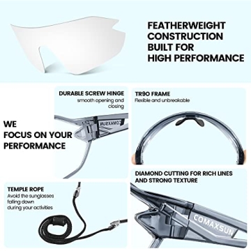 Comfortable Photochromic Cycling Glasses for All Outdoor Activities