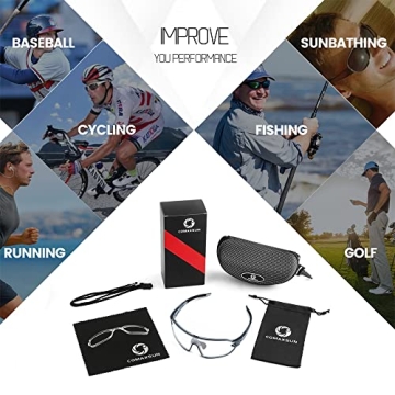 Comfortable Photochromic Cycling Glasses for All Outdoor Activities