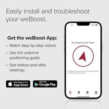 weBoost Drive 4G-X OTR (470210) Truck Cell Phone Signal Booster | U.S. Company | All Networks & Carriers - Verizon, AT&T, T-Mobile, Sprint & More | FCC Approved