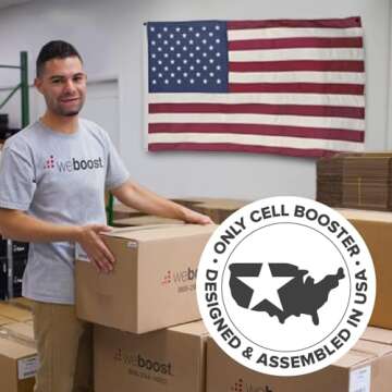 weBoost Drive 4G-X OTR (470210) Truck Cell Phone Signal Booster | U.S. Company | All Networks & Carriers - Verizon, AT&T, T-Mobile, Sprint & More | FCC Approved