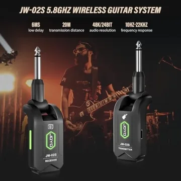 JOYO Wireless Guitar System Transmitter & Receiver