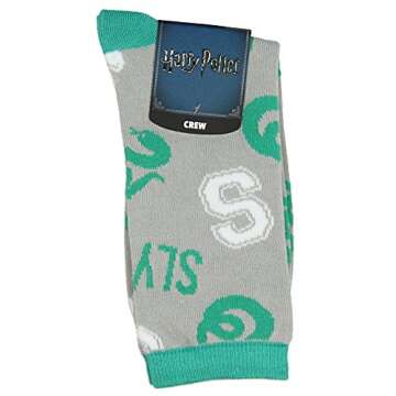 Harry Potter Slytherin Jrs Crew Socks for Kids