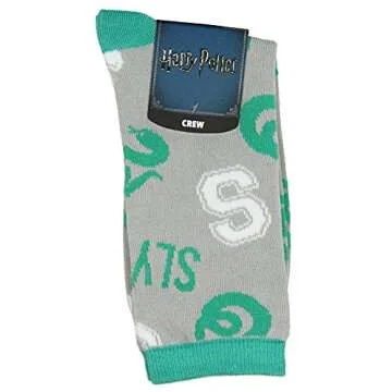 Harry Potter Slytherin Jrs Crew Socks for Kids