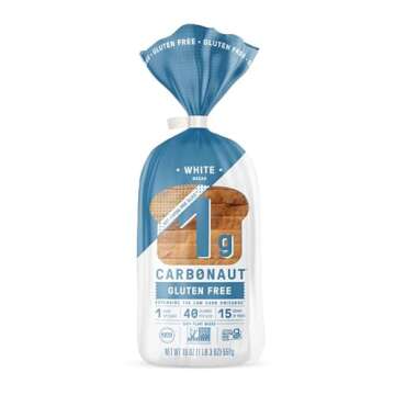 Carbonaut Gluten Free Bread - Low Carb Seeded, Keto-Certified Snack, Vegan