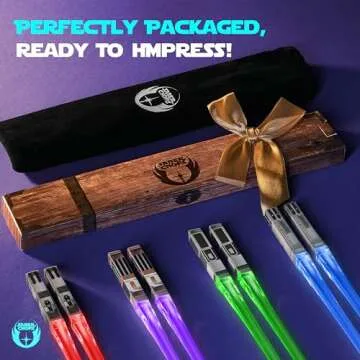 Lightsaber Chopsticks LED Set for Star Wars Fans