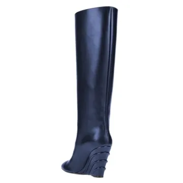 Stylish Wedge Heel Knee High Boots - Perfect for All Occasions