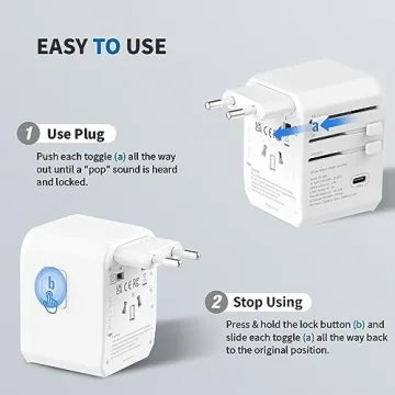 EPICKA Universal Travel Adapter for Global Charging Needs