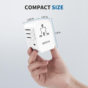 EPICKA Universal Travel Adapter for Global Charging Needs