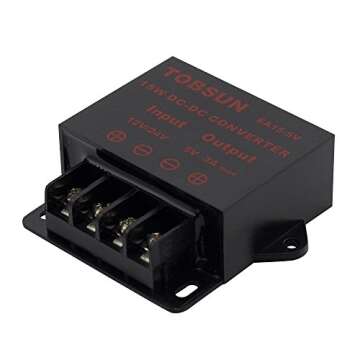BINZET DC Converter Step Down Regulator 5V Regulated Power Supplies Transformer Converter (5V 3A 15W...