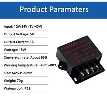 BINZET 5V DC Step Down Converter for Reliable Power Supply