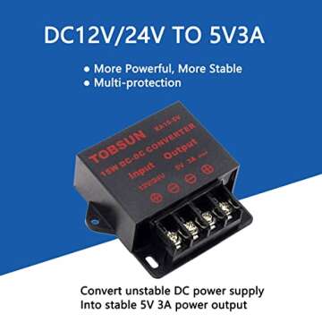 BINZET 5V DC Step Down Converter for Reliable Power Supply