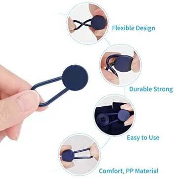 Ceryvop 12 PCS Button Extenders for Comfortable Waist Expansion