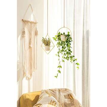 Stylish Mkono Macrame Hair Bow Holder for Kids Room