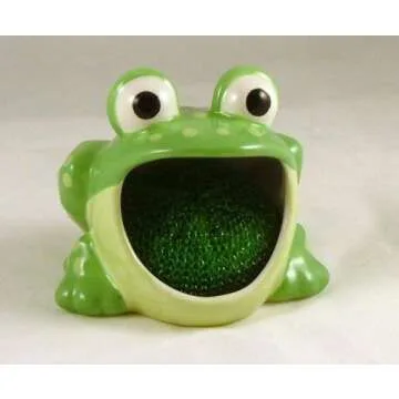 Boston Warehouse Frog Scrubby Holder for Kitchen Fun