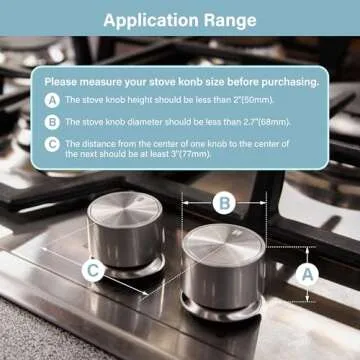 Heart of Tafiti Stove Knob Covers for Kids Safety