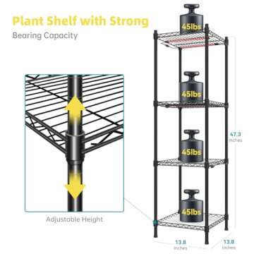 Bstrip Plant Shelf with Grow Light