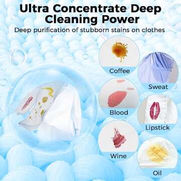 CLEARALIF Laundry Detergent Sheets, Up to 180 Loads, Fresh Unscented, liquidless, Eco-Friendly, Zero...