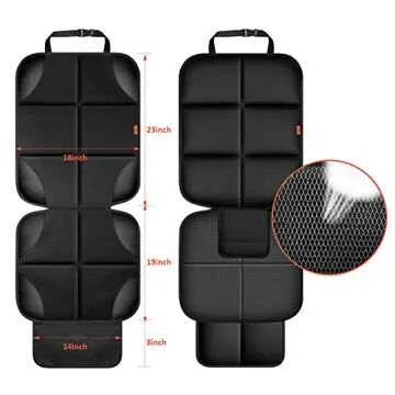 XHYANG Car Seat Protector 2 Pack, Waterproof & Non-Slip