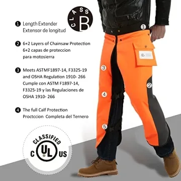 ZELARMAN Chainsaw Chaps for Ultimate Safety and Comfort