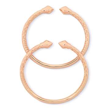 NYCFASHIONJEWELS The Great Pyramid Manhattan Bangles, 18K Gold, Pyramid End West Indian Bangles for ...