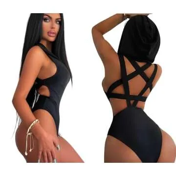 JUMISEE Rave Bodysuit for Festivals and Dance Parties