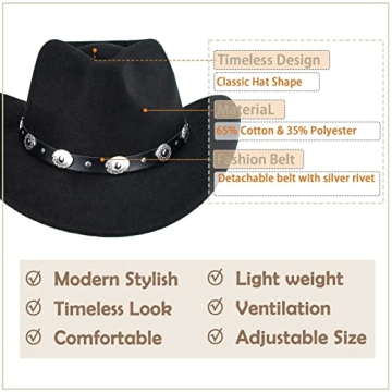 Eohak Shapeable Cowboy Hat for Stylish Sun Protection