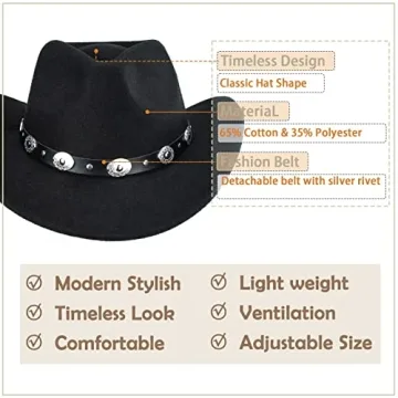 Eohak Shapeable Cowboy Hat for Stylish Sun Protection
