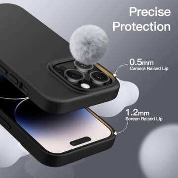 JETech iPhone 14 Pro Max Silicone Case - Stylish Protection