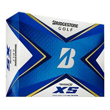 PlayBetter Bridgestone Tour B XS (Two Dozen) Golf Balls | Multi-Packs | REACTIV Cover Technology | Softer Feel & Maximum Greenside Spin