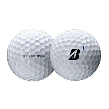 PlayBetter Bridgestone Tour B XS (Two Dozen) Golf Balls | Multi-Packs | REACTIV Cover Technology | Softer Feel & Maximum Greenside Spin