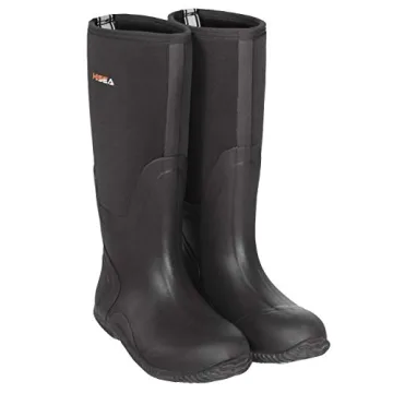 HISEA Men's Rain Boots - Waterproof & Insulated Outdoor Footwear