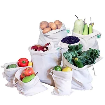 Reusable Cloth Produce Bags - Eco-Friendly Organic Storage Solution