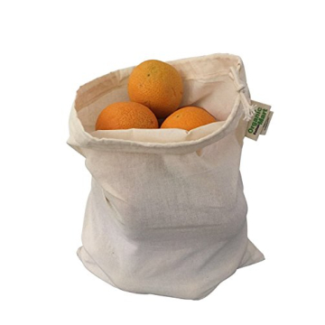 Reusable Organic Cotton Produce Bags - Sustainable Grocery Solution